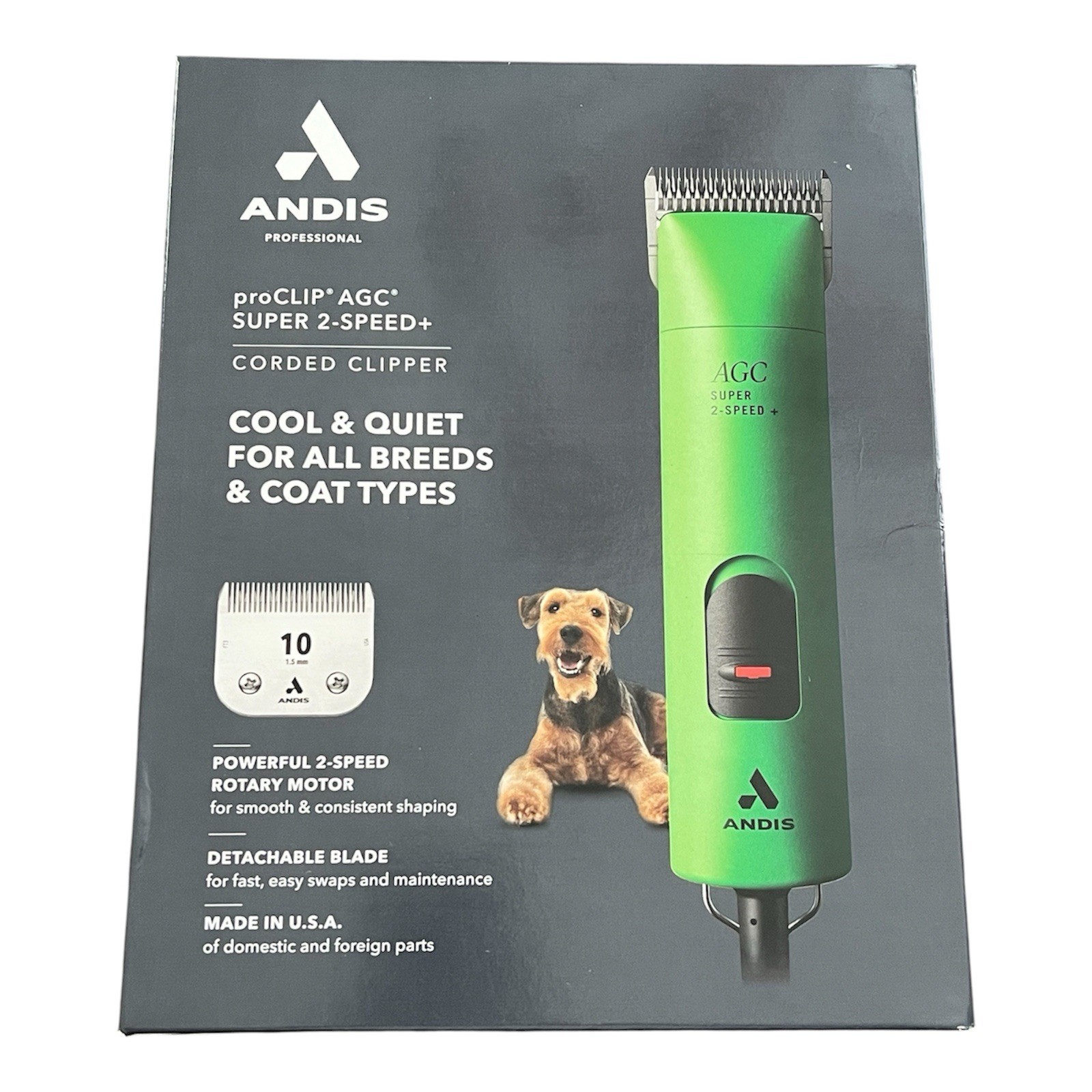 *NEW* Andis ProClip AGC Super 2-Speed+ Detachable Blade Clipper AGC2 ~ 