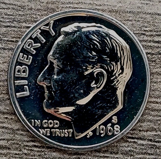 1968-S Proof Roosevelt Dime ~ 1968-S Proof Roosevelt Dime ~