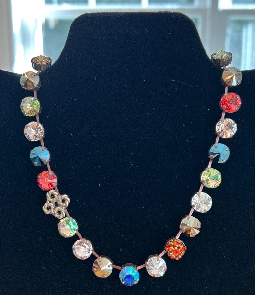 Authentic Sabika Vintage W12 Supernatural Manhattan Choker Necklace Swarovski Mu