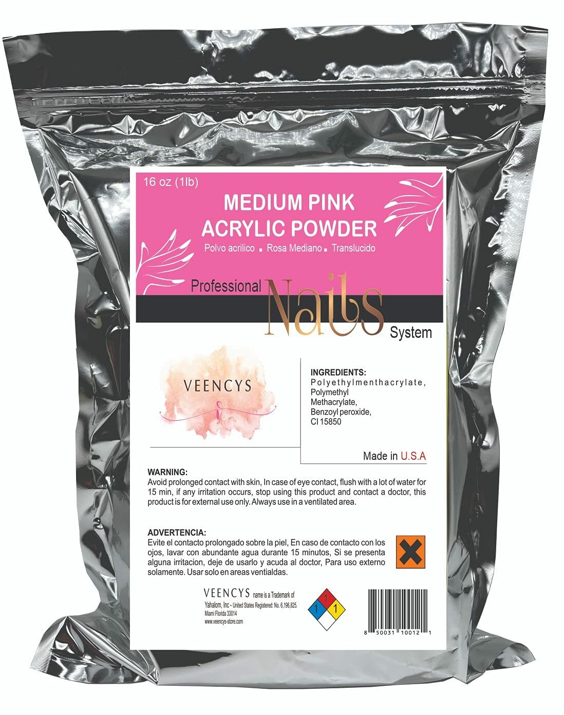 Veency Acrylic Powder, Professional Acrylic Nail System, \ Veency Acrylic Powder, Professional Acrylic Nail System, \