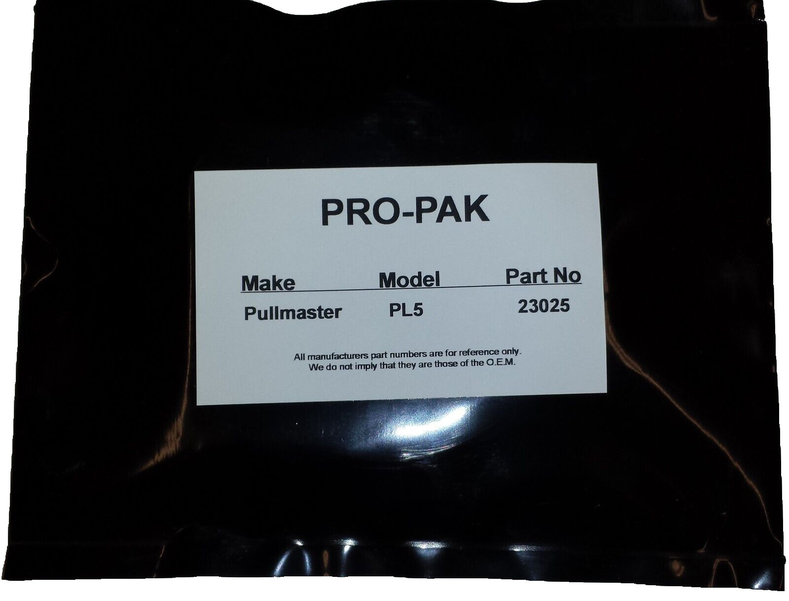 PULL MASTER® Model PL5 Seal kit 23025 PULL MASTER® Model PL5 Seal kit 23025
