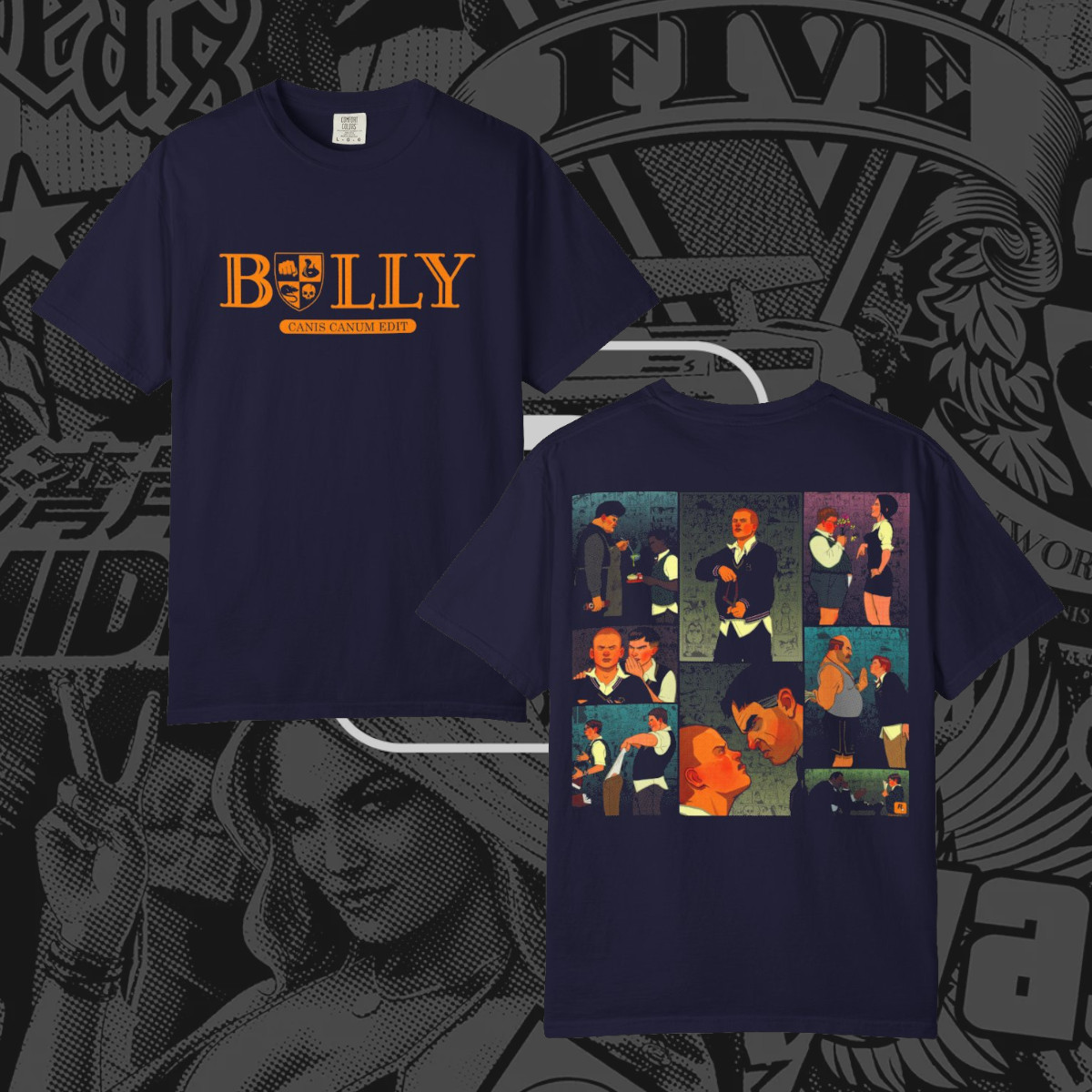 Bully Game Rockstar Games Vintage Playstation Xbox T Shirt Bully Game Rockstar Games Vintage Playstation Xbox T Shirt