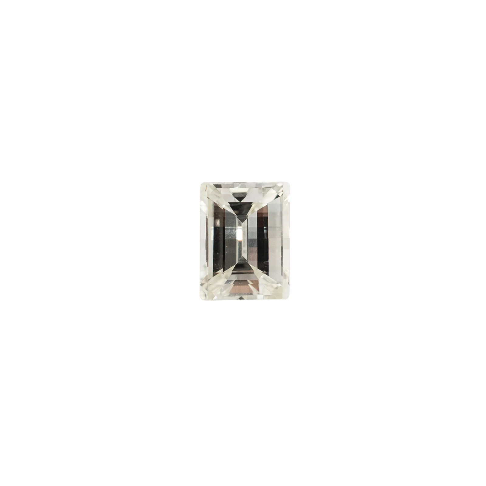 Natural 0.71ct Gia N VVS2 Bent Top Rectangular Emerald Step Cut Loose Diamond Natural 0.71ct Gia N VVS2 Bent Top Rectangular Emerald Step Cut Loose Diamond