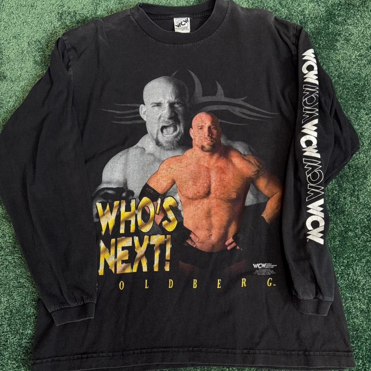 Vintage 1998 WCW Goldberg Long Sleeve Wrestling T Shirt Vintage 1998 WCW Goldberg Long Sleeve Wrestling T Shirt