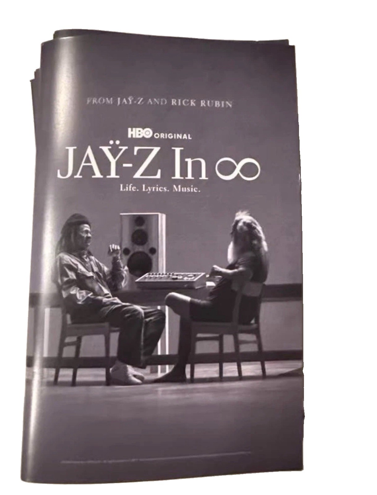 JAY-Z In 8 HBO World Premiere Program Booklet Metropolitan Opera House Exclusive JAY-Z In 8 HBO World Premiere Program Booklet Metropolitan Opera House Exclusive