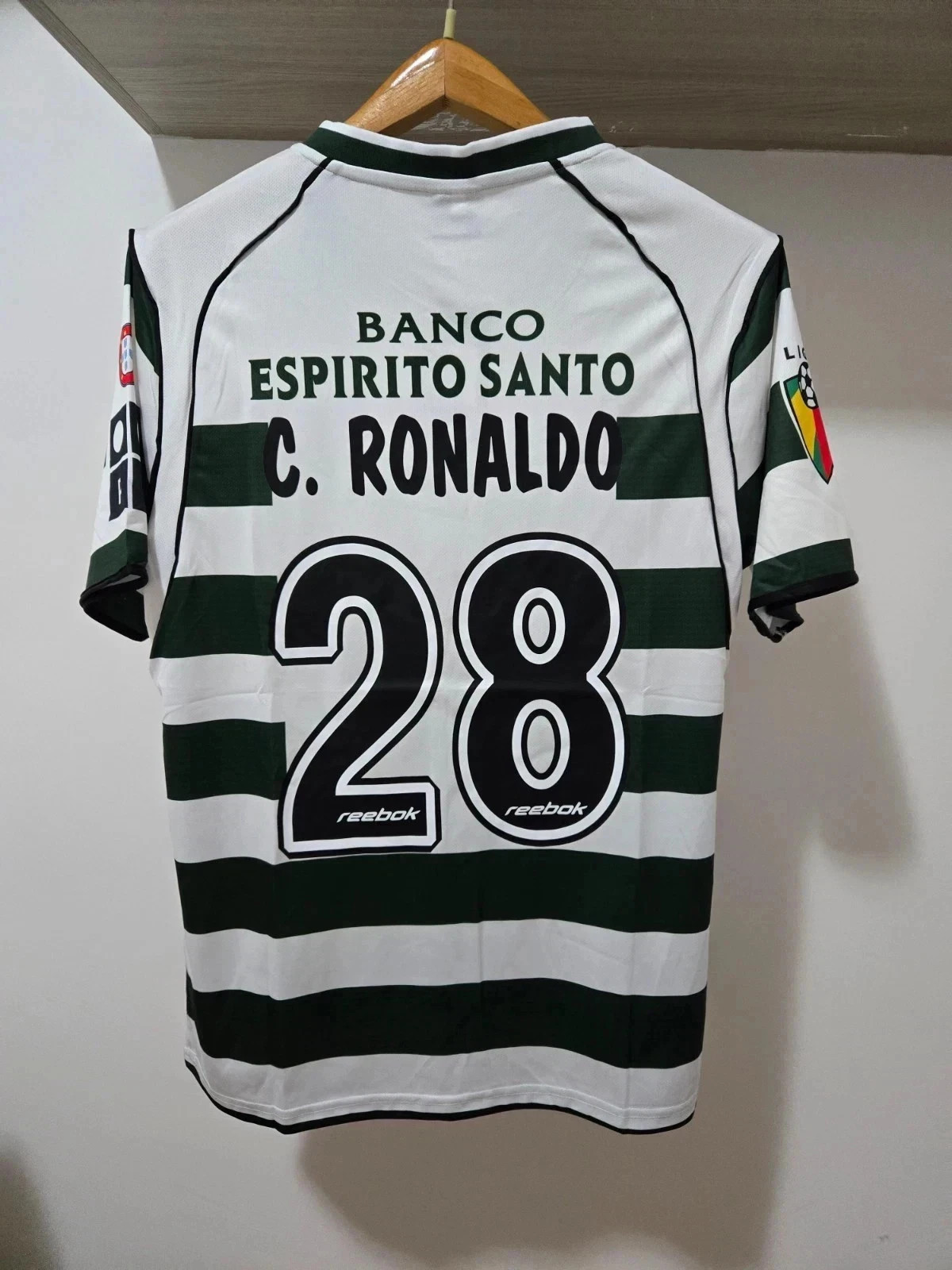 Ronaldo Sporting Lisbon 2002-2003 Home Jersey Size L