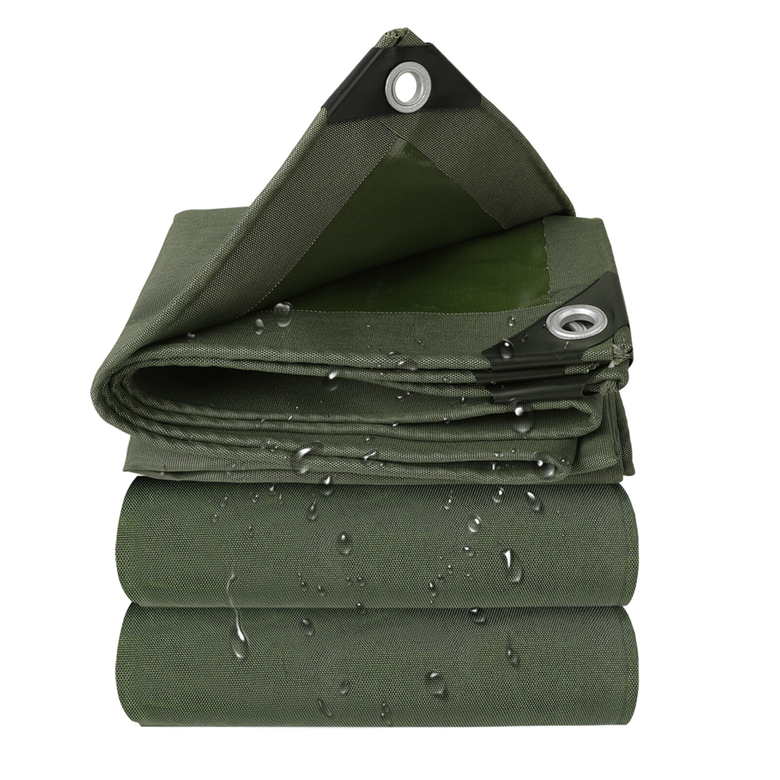 Canvas Tarp 19.4oz Heavy Duty Water and Mildew Resistant Tarpaulin RV Boat Cover Canvas Tarp 19.4oz Heavy Duty Water and Mildew Resistant Tarpaulin RV Boat Cover