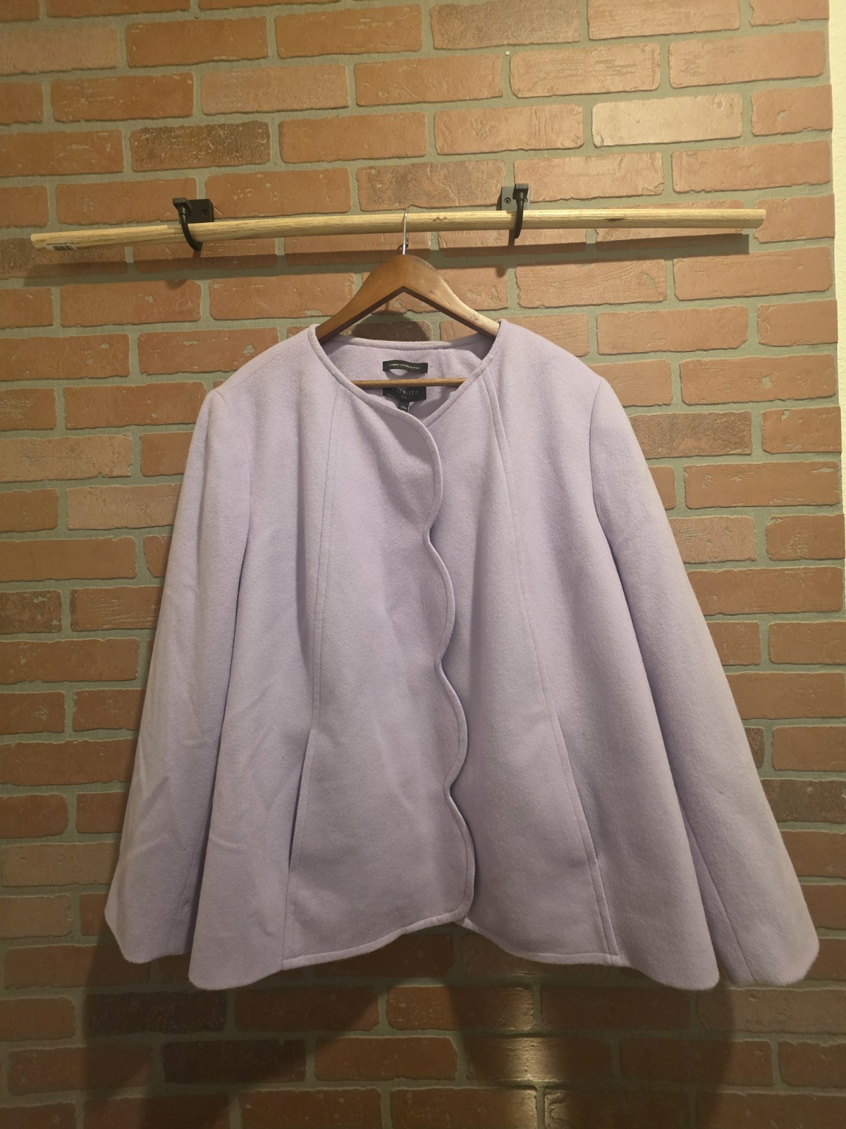 Talbots Women\'s Wool Nylon Blazer Plus Size 24W Woven Italy Button Front Sku28 Talbots Women\'s Wool Nylon Blazer Plus Size 24W Woven Italy Button Front Sku28