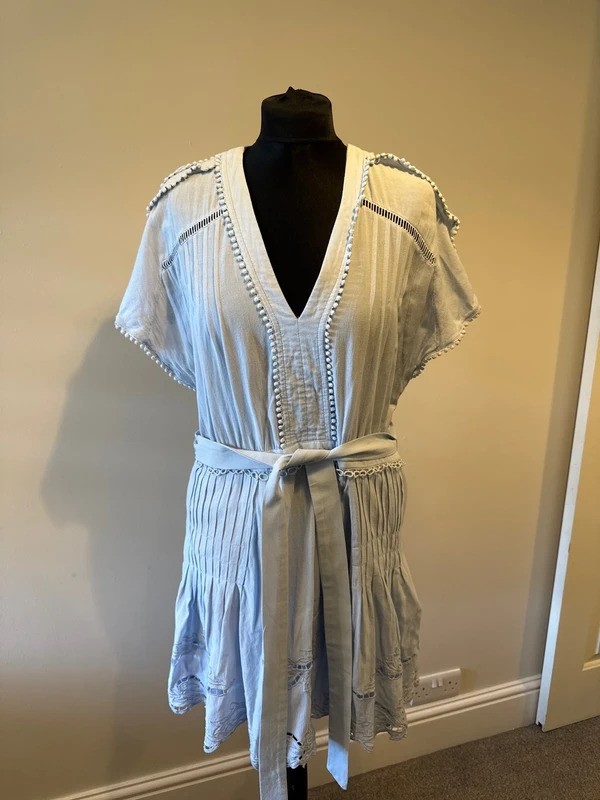 Reiss Light blue Gemina summer dress 14-16uk Reiss Light blue Gemina summer dress 14-16uk