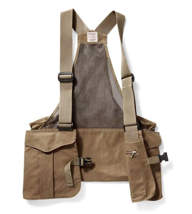 Filson Waxed Game Bag Dark Tan One Size Hunting Vest Canvas Shelter Cloth
