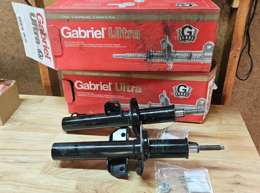 (2) Par Suspension Strut Assembly-Ultra Struts Front Gabriel G55616 (2) Par Suspension Strut Assembly-Ultra Struts Front Gabriel G55616