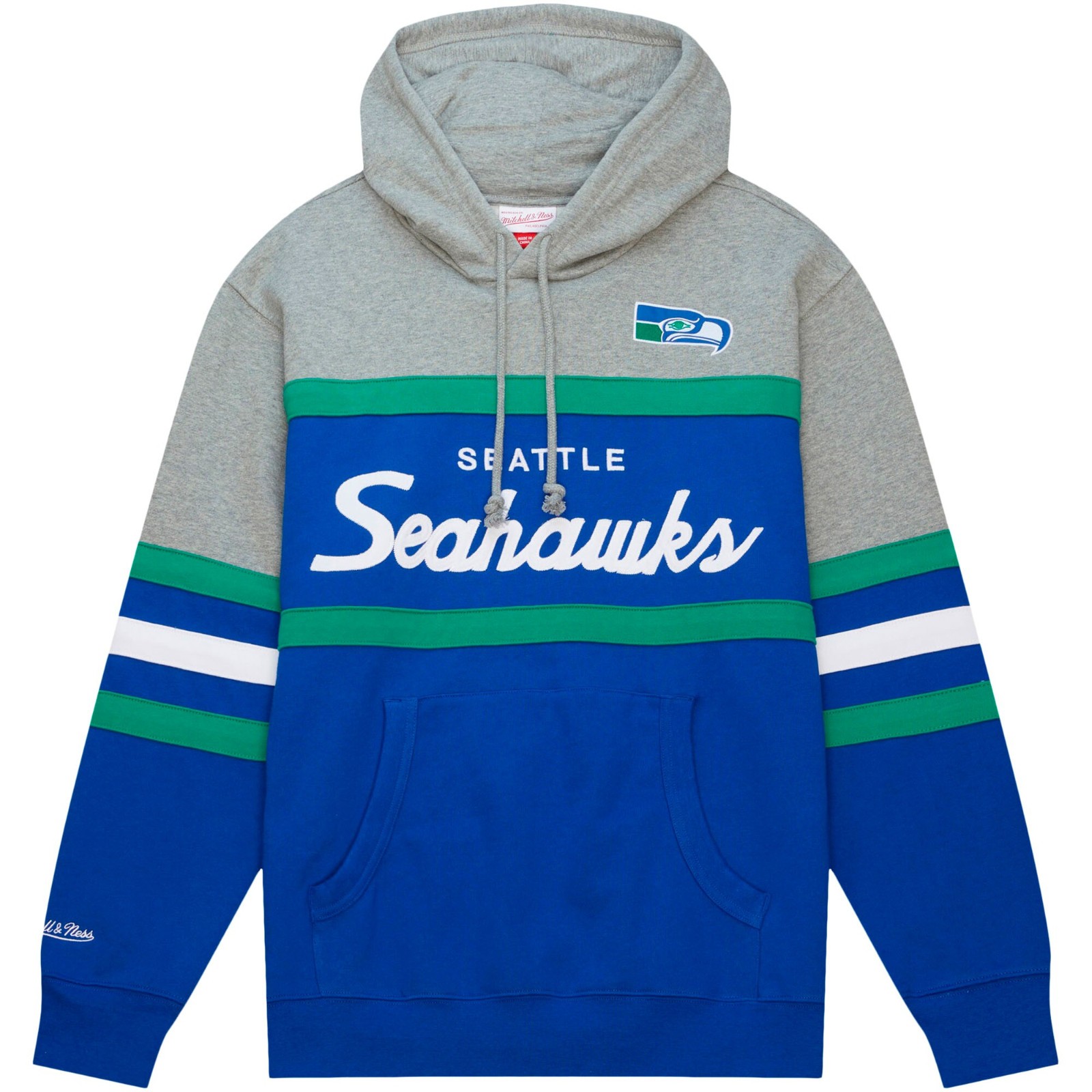 Men's Seattle Seahwks Mitchell & Ness NFL Head Coach Sideline Hoodie Many Sizes Men's Seattle Seahwks Mitchell & Ness NFL Head Coach Sideline Hoodie Many Sizes