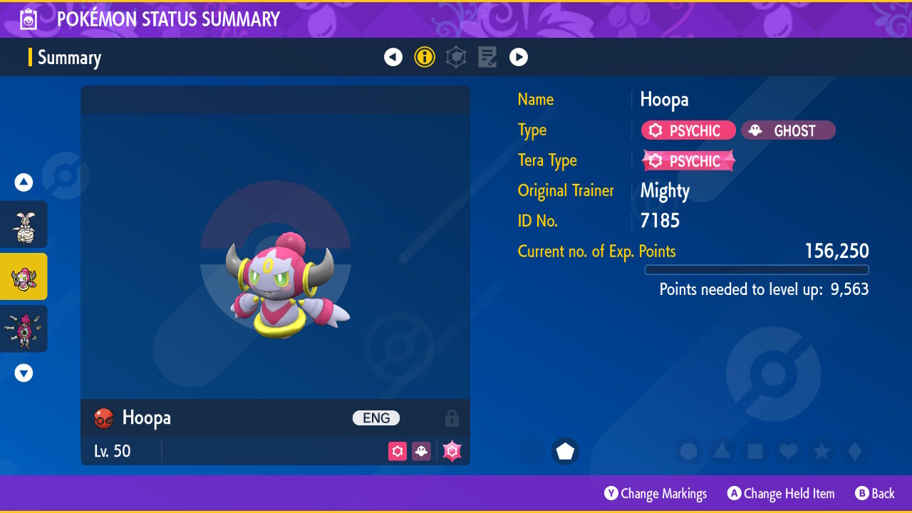 Hoopa 🔷Event Mighty Hoopa + Unbound 🔷 Pokémon Scarlet & Violet 🔷 UNTOUCHED