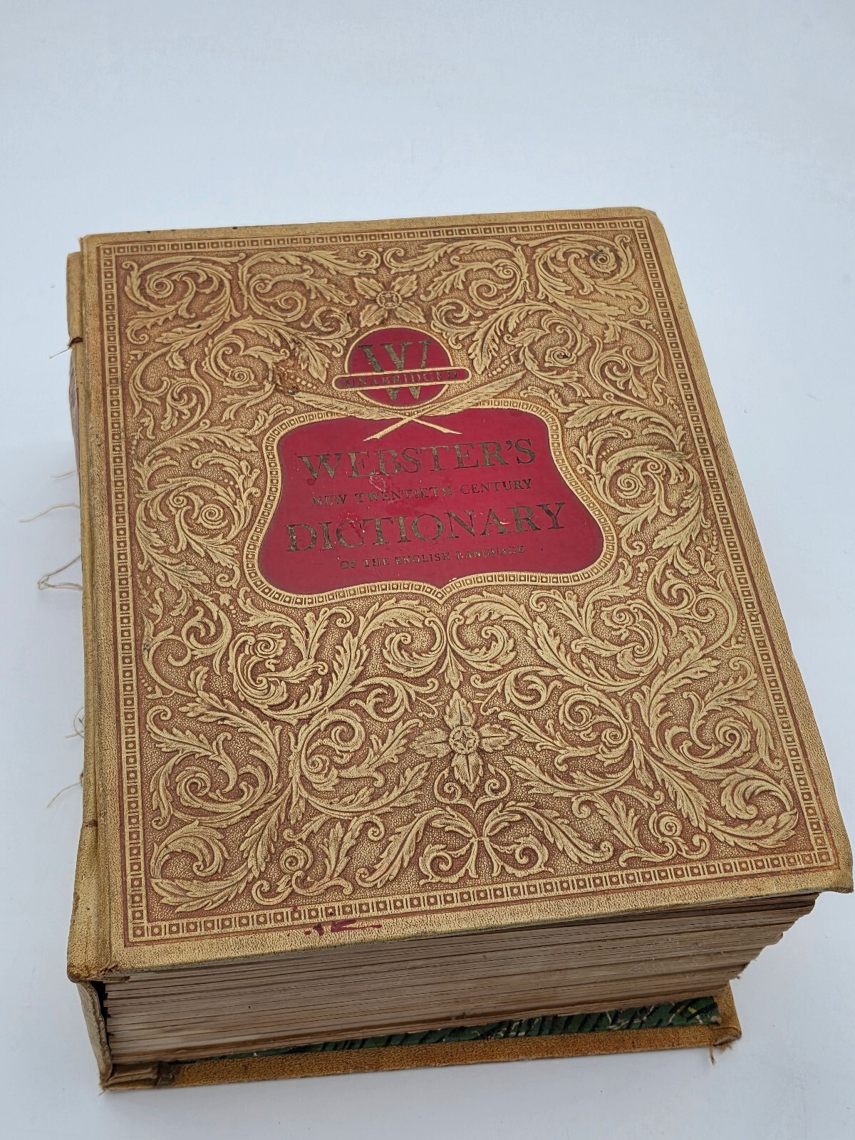 1956 Webster's New Twentieth Century Dictionary Unabridged Illustrated Vintage