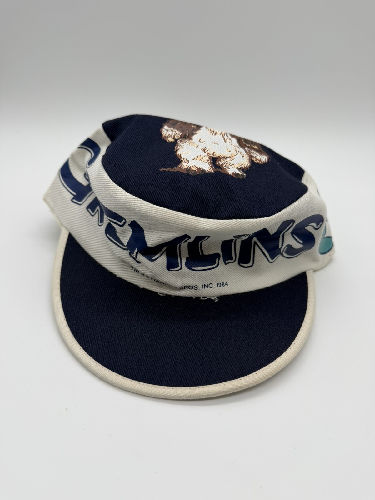 Vintage 1984 Gremlins Official Promotional Painters Hat Warner Bros Movie, Rare