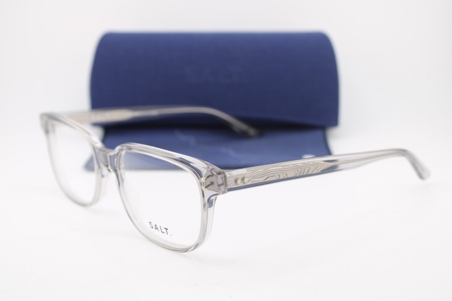NEW S.A.L.T. SALT NELSON 55 SG CLEAR SILVER AUTHENTIC EYEGLASSES 55-19 NEW S.A.L.T. SALT NELSON 55 SG CLEAR SILVER AUTHENTIC EYEGLASSES 55-19