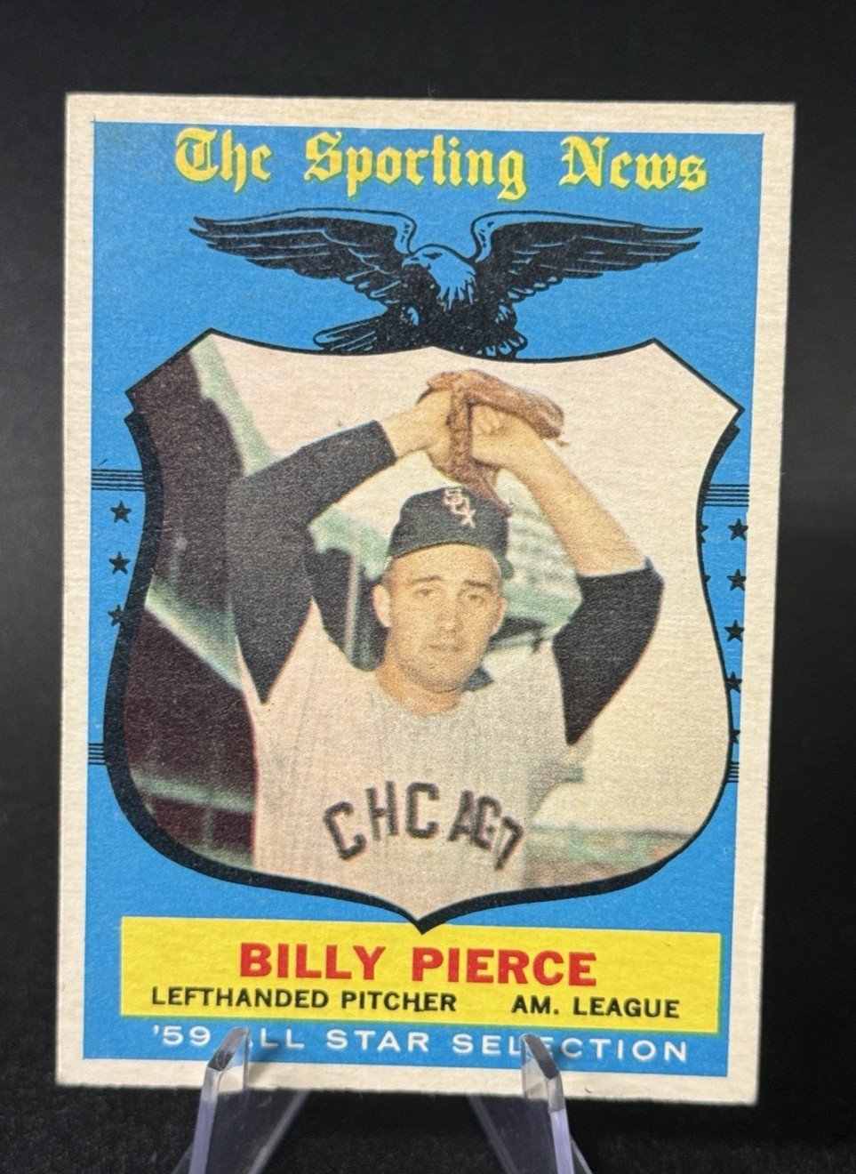 1959 Topps #572 Billy Pierce All Star Sporting News White Sox High Number