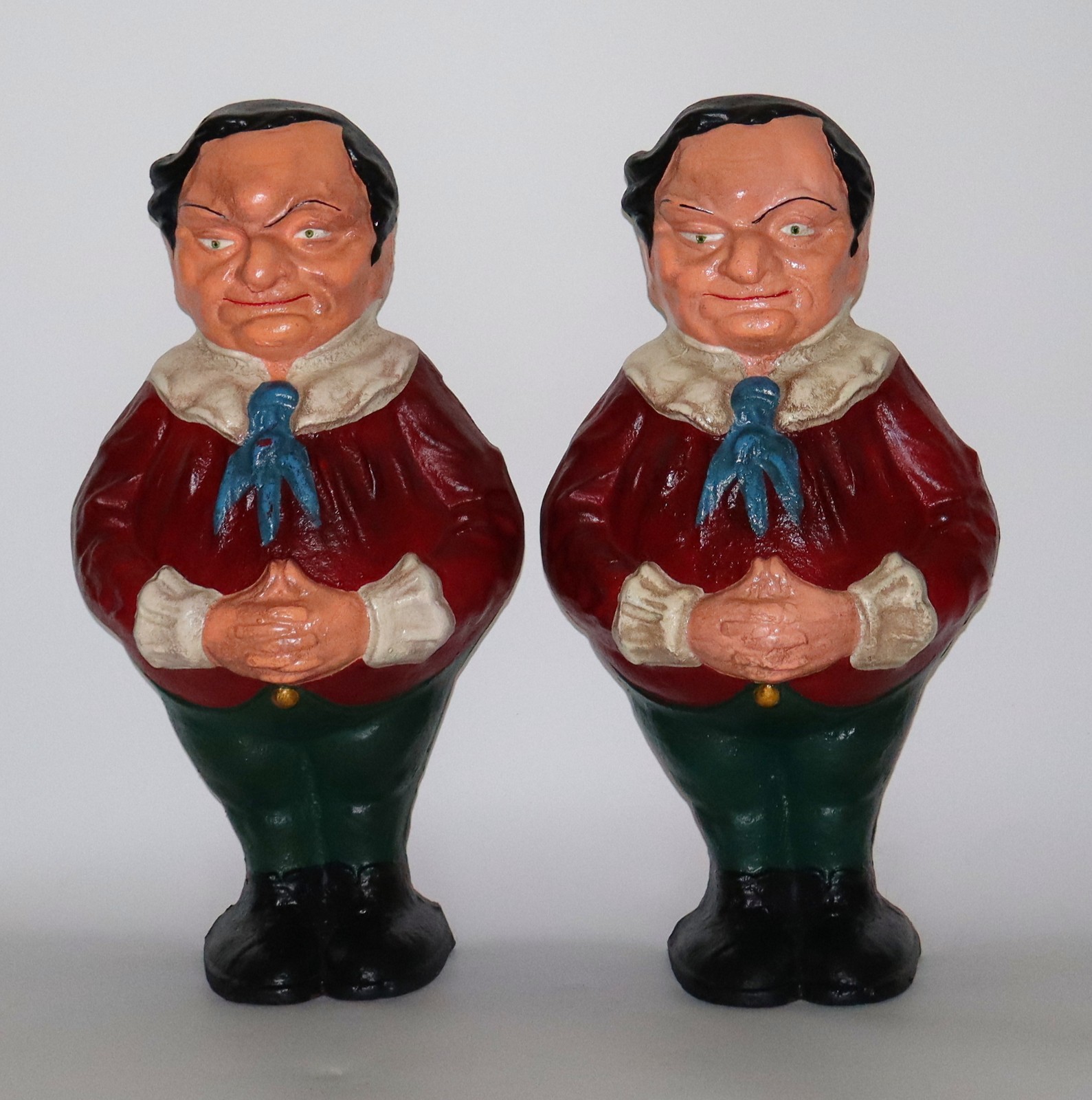 Antique Cast Iron Tweedledee And Tweedledum Andirons Antique Cast Iron Tweedledee And Tweedledum Andirons