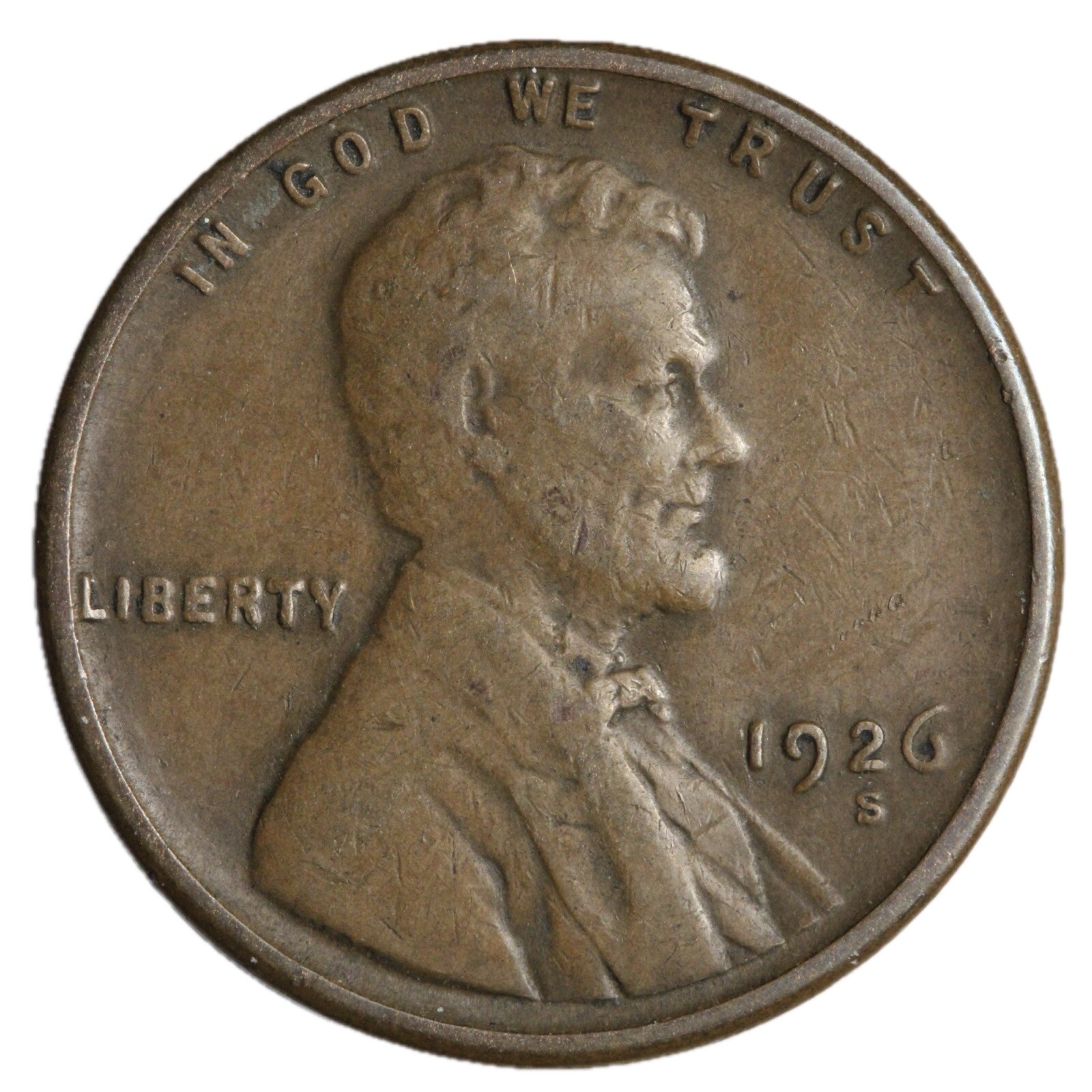 1926-S Lincoln Wheat Cent Penny Better Grade Complete Your Album