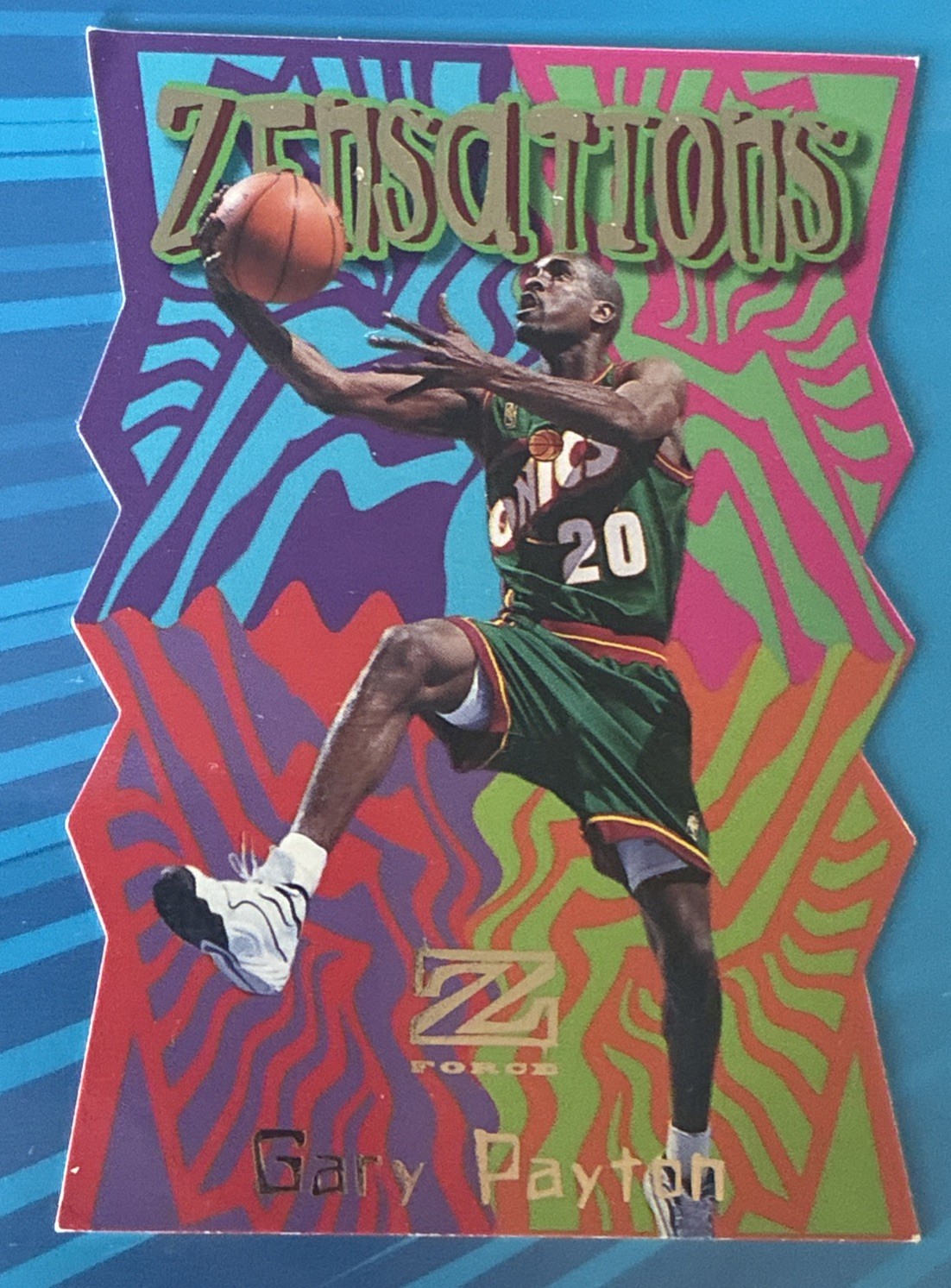 1997 -1998 Skybox Z-Force Zensations Gary Payton 14 1997 -1998 Skybox Z-Force Zensations Gary Payton 14