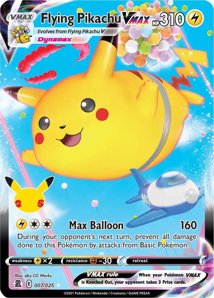 Flying Pikachu VMAX - Celebrations (CLB) Flying Pikachu VMAX - Celebrations (CLB)