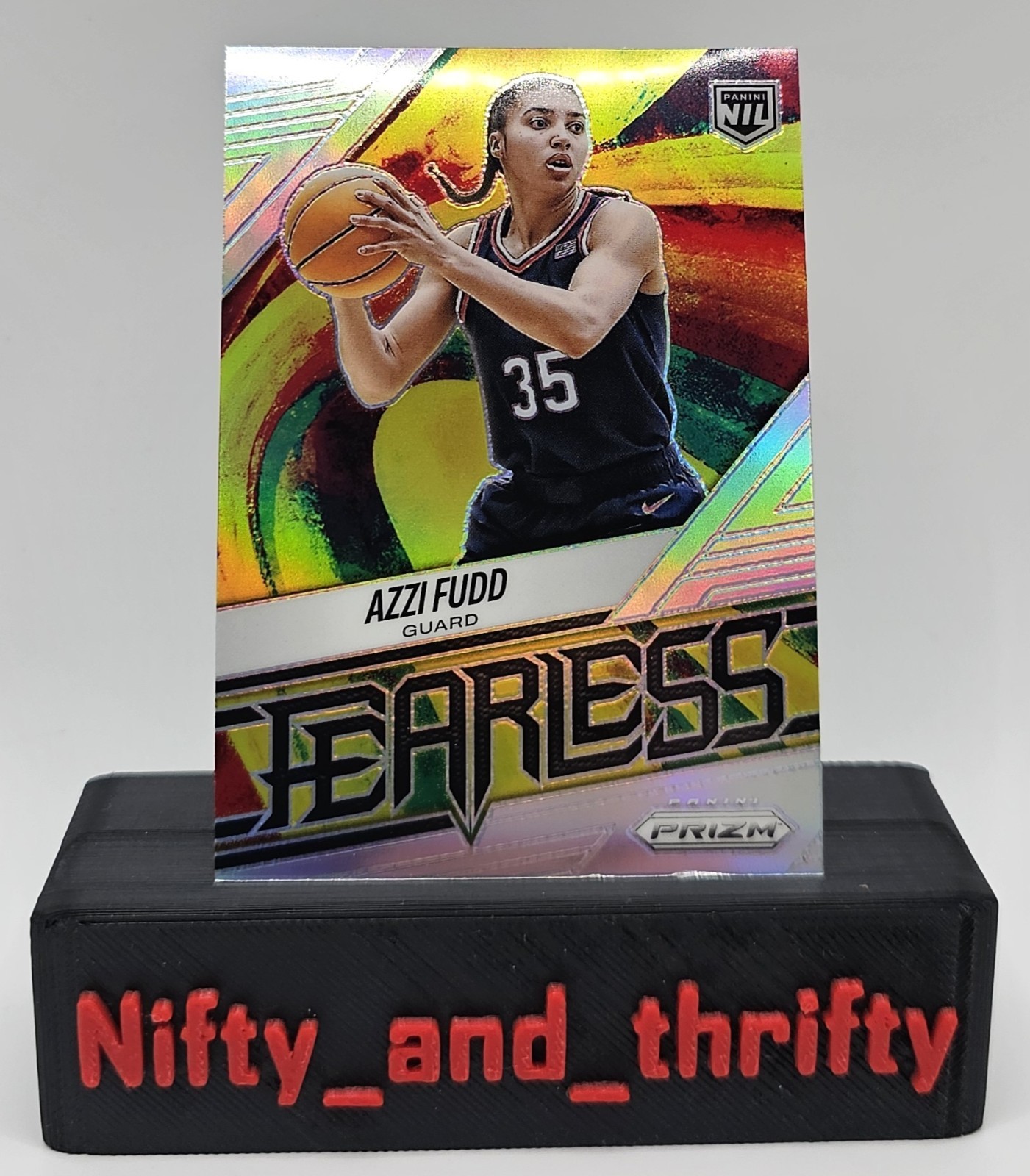 2025-26 Panini Prizm NIL Basketball Fearless #16 (Silver Prizm) AZZI FUDD 2025-26 Panini Prizm NIL Basketball Fearless #16 (Silver Prizm) AZZI FUDD