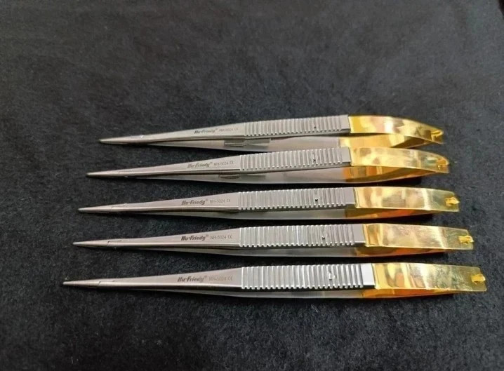 lot of 5 HU FRIEDY Castroviejo straight Needle Holder 7 18cm NH5024