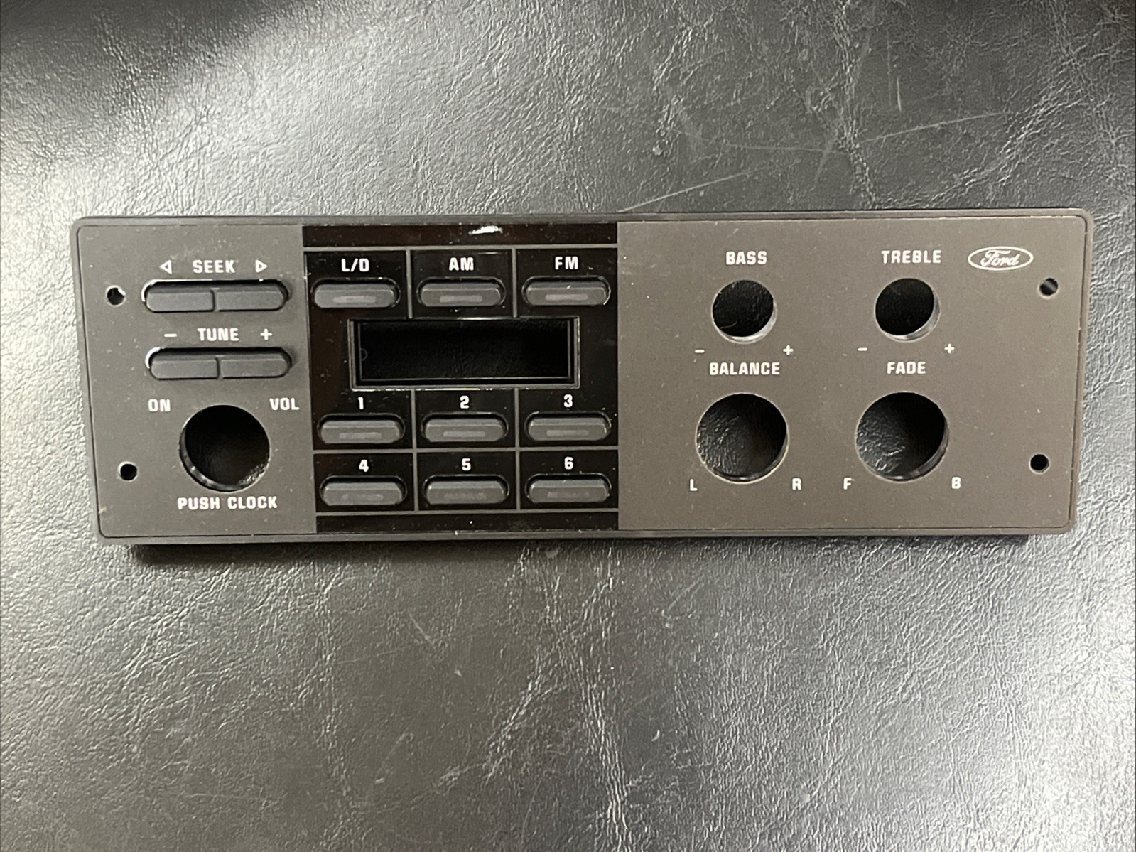 NEW 80s-90\'s Ford AM/FM Radio FacePlate E150 Bronco F150 RANGER DISPLAY