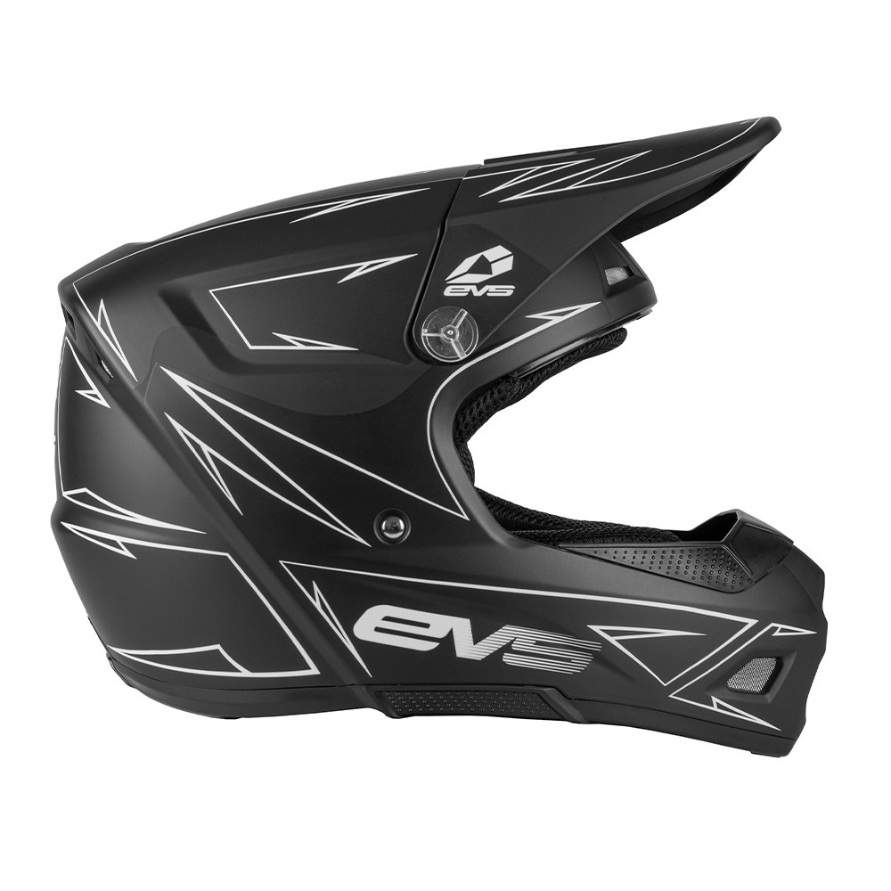 EVS T3 Pinner Black Motocross MX Off Road Helmet - Youth Sizes SM, MD & LG EVS T3 Pinner Black Motocross MX Off Road Helmet - Youth Sizes SM, MD & LG