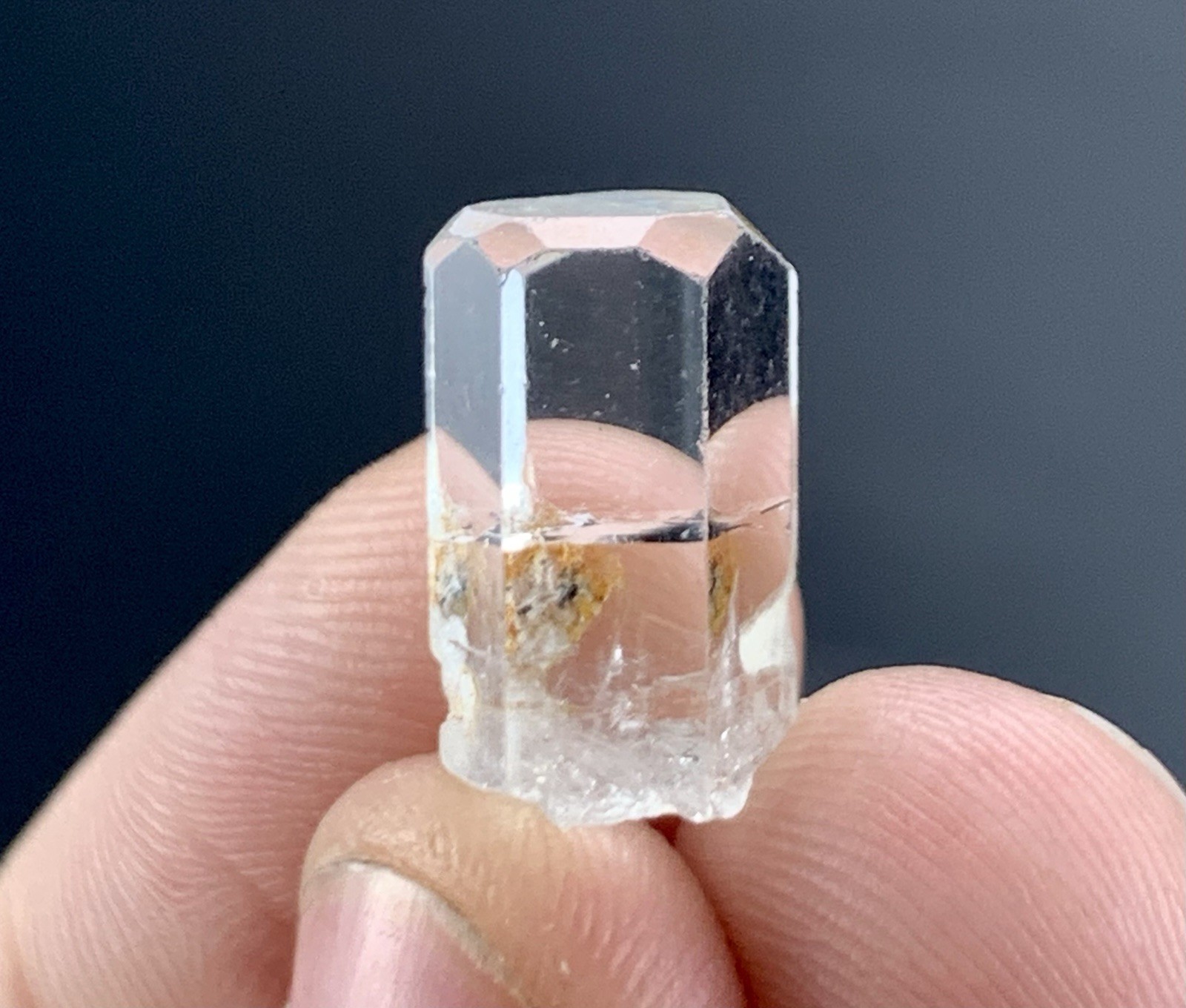 10.10 Carat Natural Aquamarine Crystal Specimen From Pakistan 10.10 Carat Natural Aquamarine Crystal Specimen From Pakistan