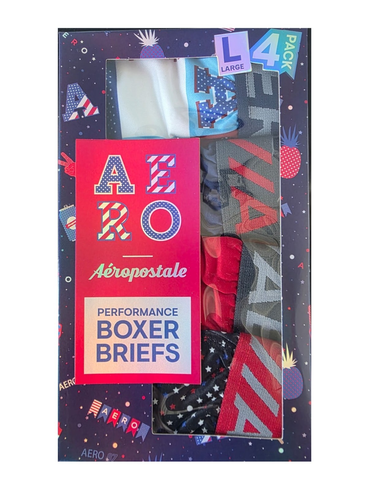 Aeropostale Men’s Special Edition 4pk. Performance Boxer Briefs Aeropostale Men’s Special Edition 4pk. Performance Boxer Briefs