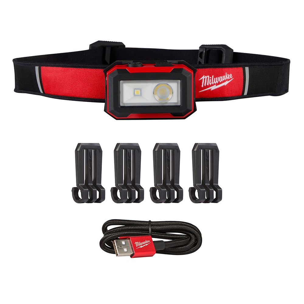 Milwaukee 2012R Milwaukee® Rechargeable  Magnetic Headlamp with Task Light