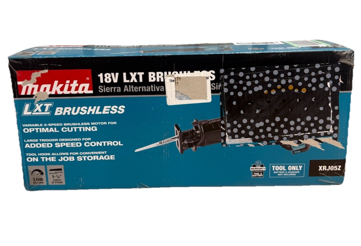 Makita XRJ05Z 18V LXT Lithium‑Ion Brushless Reciprocating Saw Makita XRJ05Z 18V LXT Lithium‑Ion Brushless Reciprocating Saw
