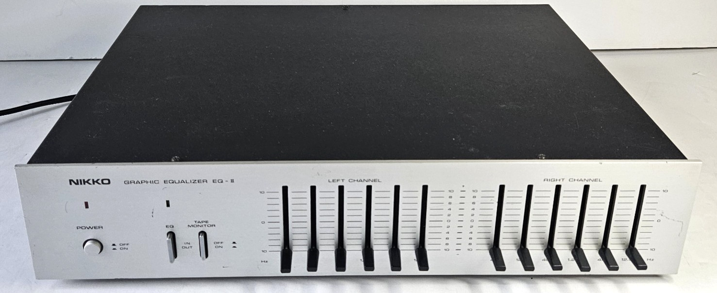 Vintage NIKKO EQ-II 6 Band Stereo Graphic Equalizer Vintage NIKKO EQ-II 6 Band Stereo Graphic Equalizer