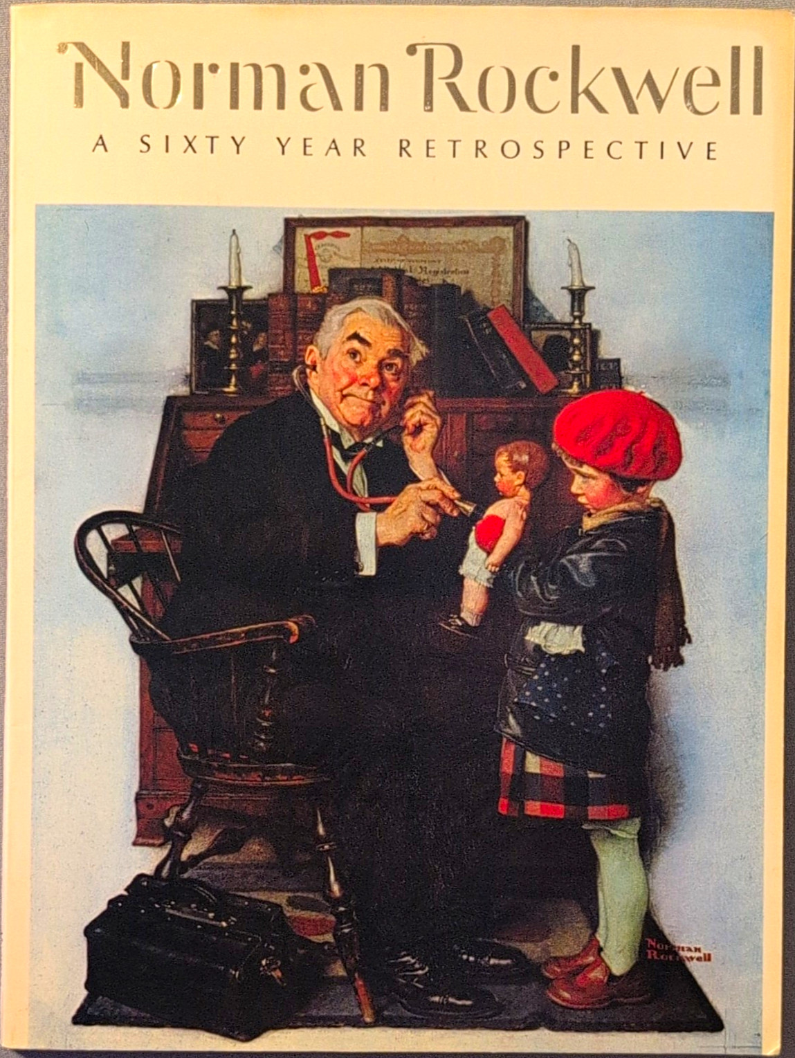 Norman Rockwell: A Sixty Year Retrospective HC 1972 Abrams Illustrated Norman Rockwell: A Sixty Year Retrospective HC 1972 Abrams Illustrated