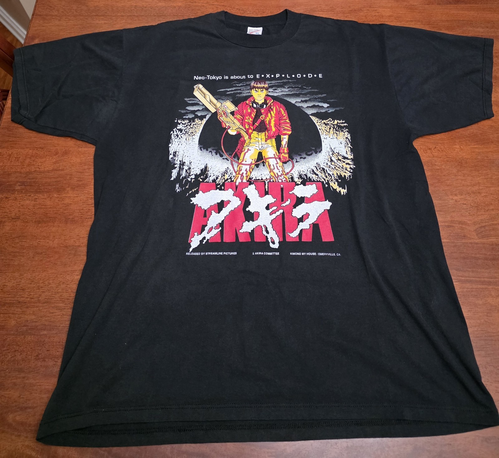 VTG Akira Neo Tokyo Anime Tee Movie T-Shirt Size XL JERZEES Tag 90s VTG Akira Neo Tokyo Anime Tee Movie T-Shirt Size XL JERZEES Tag 90s