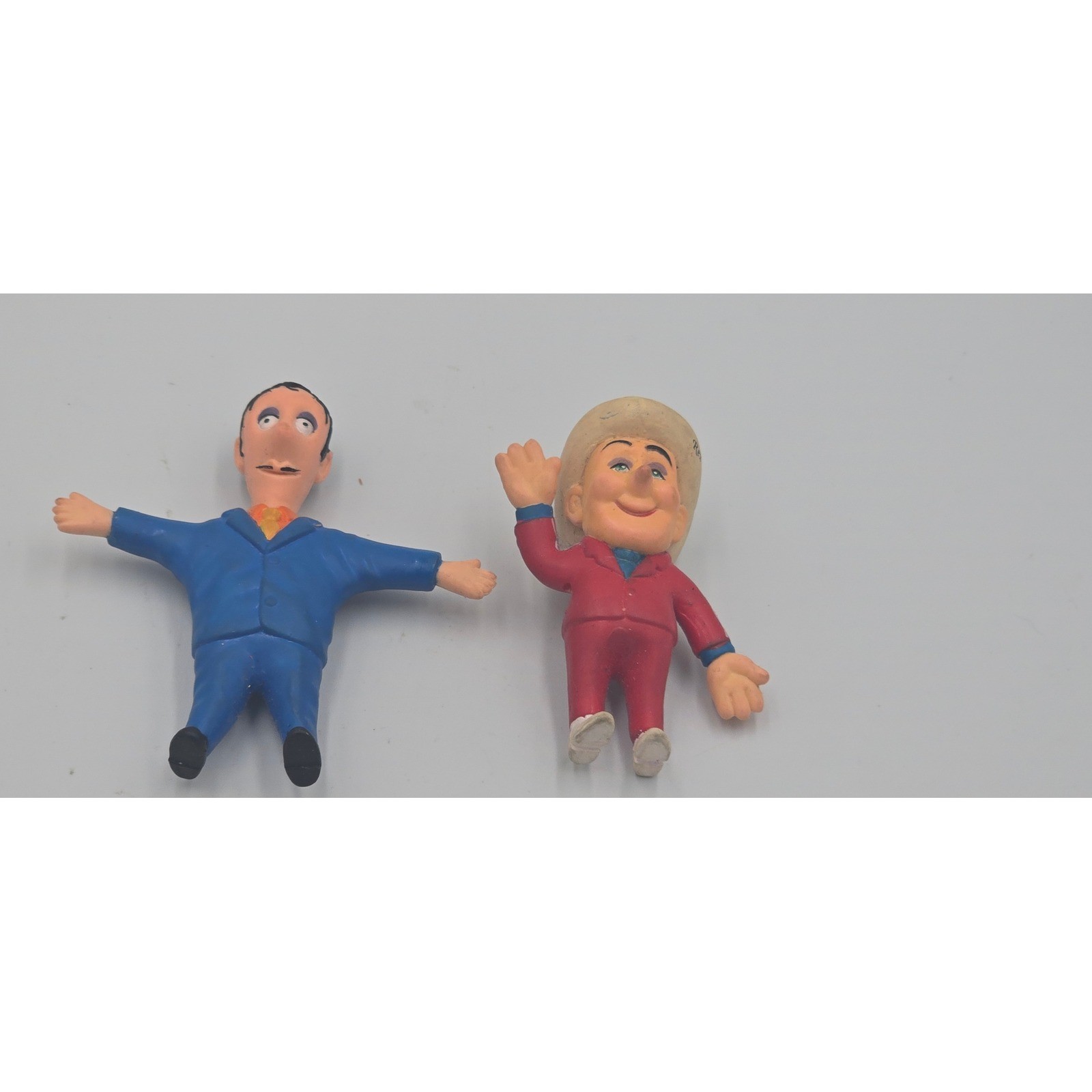 Vtg 1993 Shining Time Station Bend-Ems Figures Tito & Tex Just Toys Jukebox Band