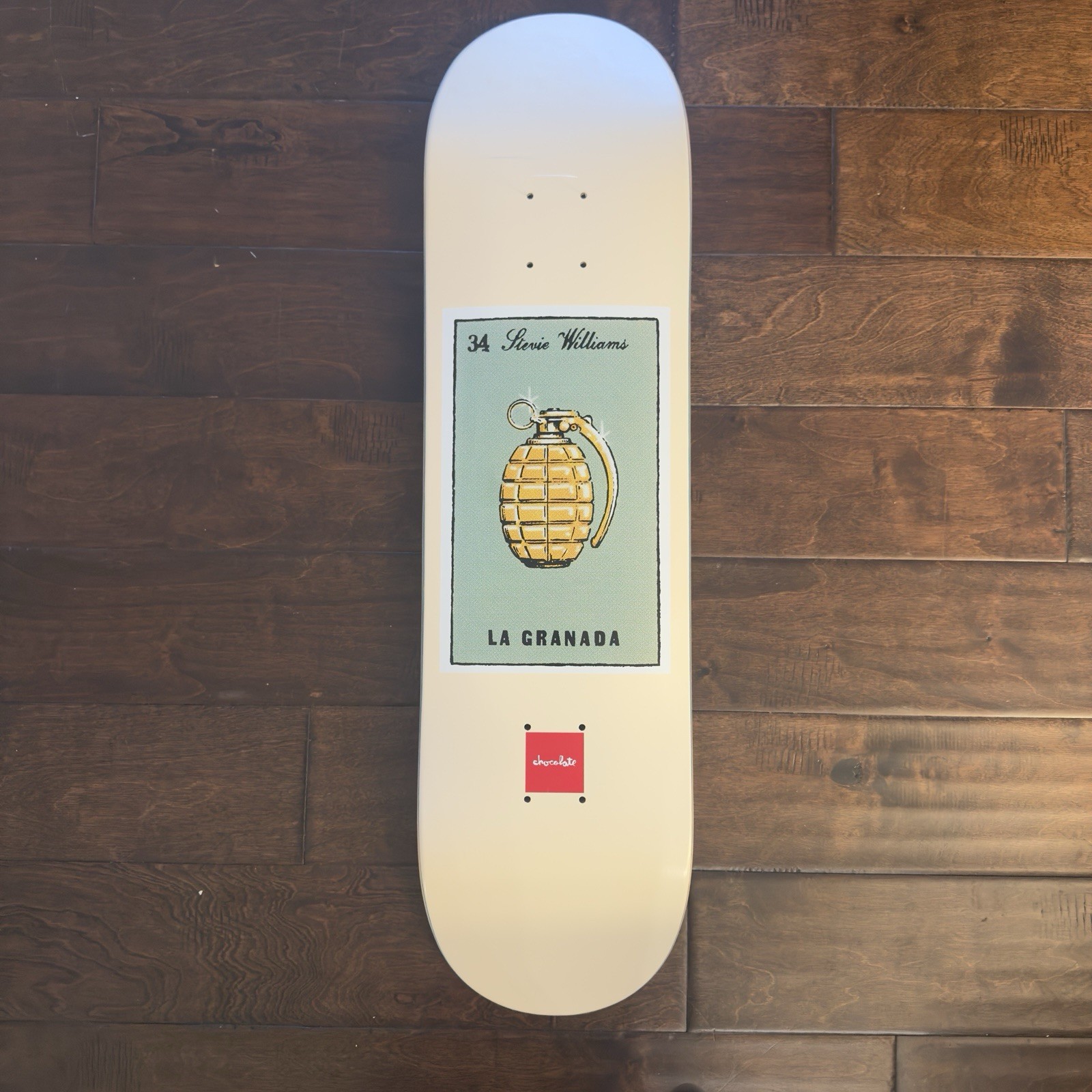 chocolate skateboard deck Stevie Williams LOTERIA CARDS Evan Hecox Super Rare chocolate skateboard deck Stevie Williams LOTERIA CARDS Evan Hecox Super Rare