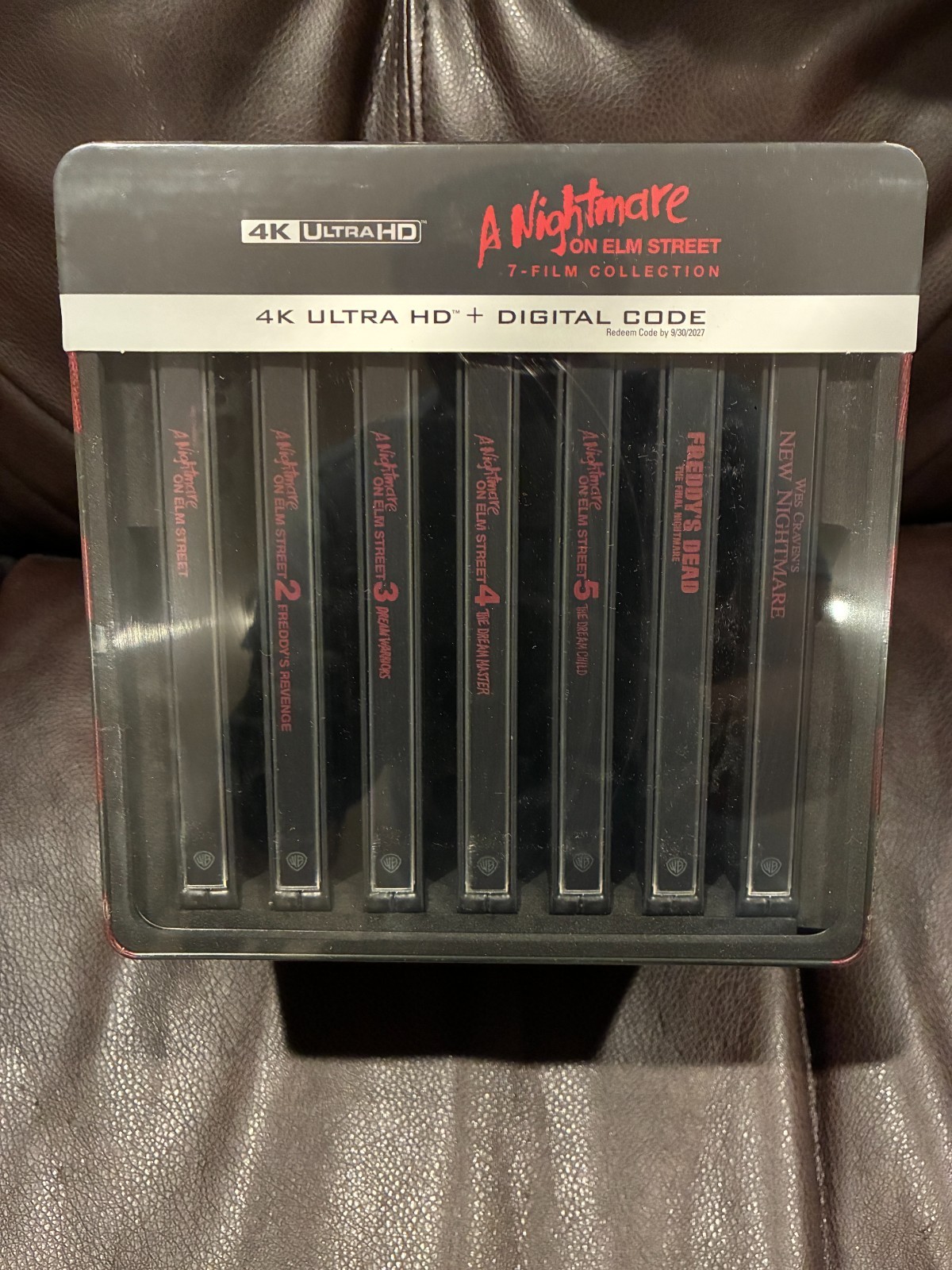 A Nightmare On Elm Street Steelbook Collection (4K UHD Blu Ray) *NEW SEALED* OOP A Nightmare On Elm Street Steelbook Collection (4K UHD Blu Ray) *NEW SEALED* OOP