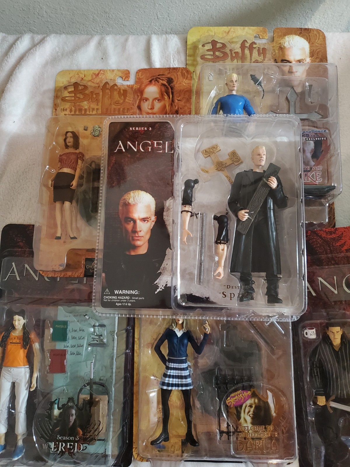 6 Different Buffy The Vampire Slayer And Angel Figures New Condition Unopened