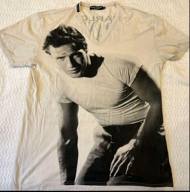 VTG Dolce & Gabbana Marlon Brando Archival Graphic T-Shirt Made In Italy L 52 VTG Dolce & Gabbana Marlon Brando Archival Graphic T-Shirt Made In Italy L 52