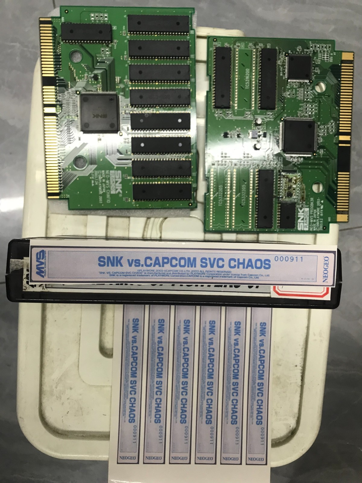 Mvs original game card svc chaos  (snk vs capcom)