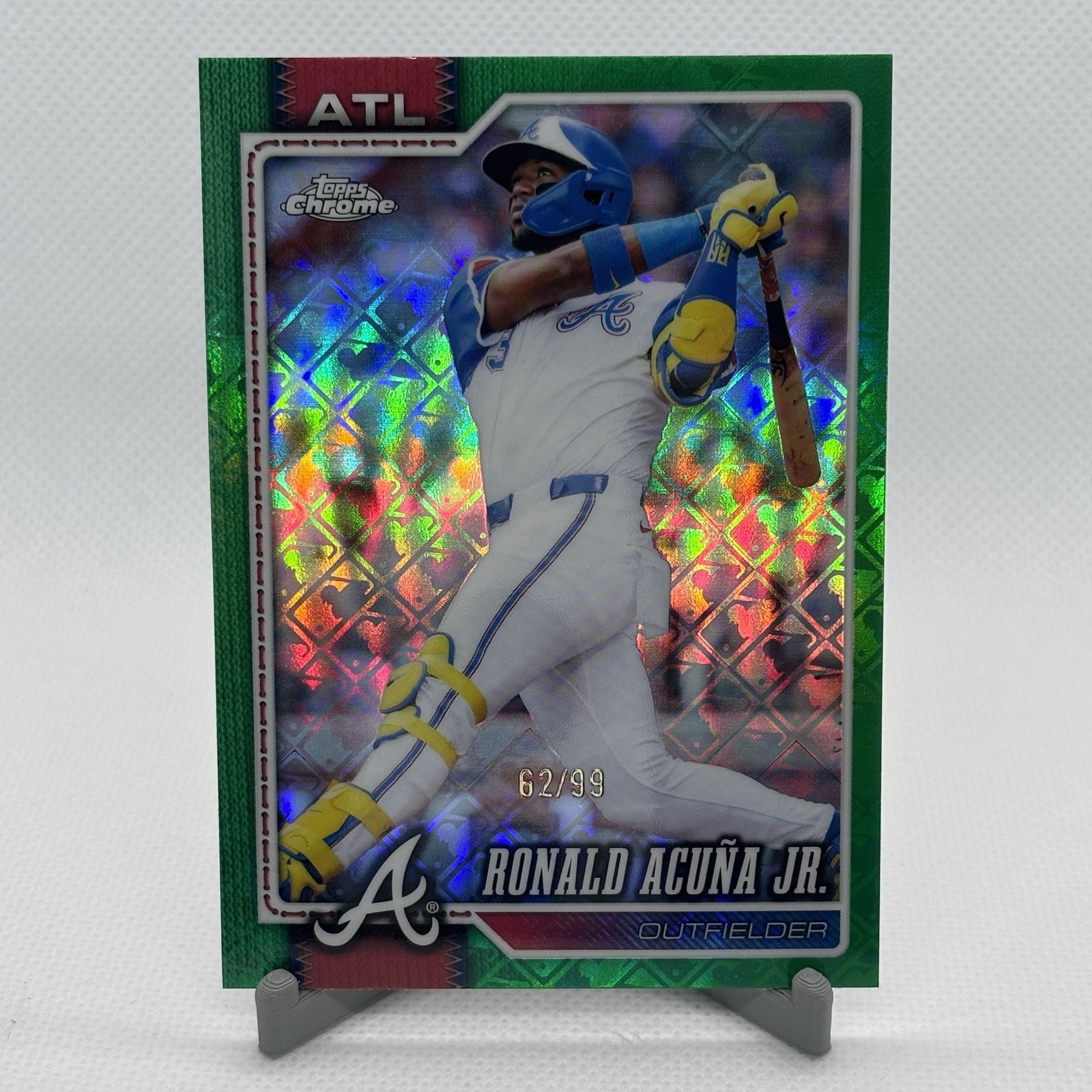Topps 2026 Ronald Acuña Jr. Braves Logofractor /99 Topps 2026 Ronald Acuña Jr. Braves Logofractor /99