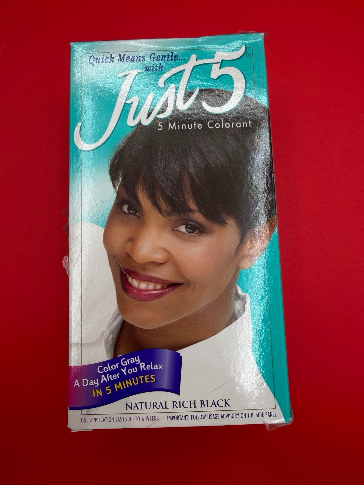Just 5 Hair Color Women 2oz Natural Rich Black New Ammonia Free J-40 Cream