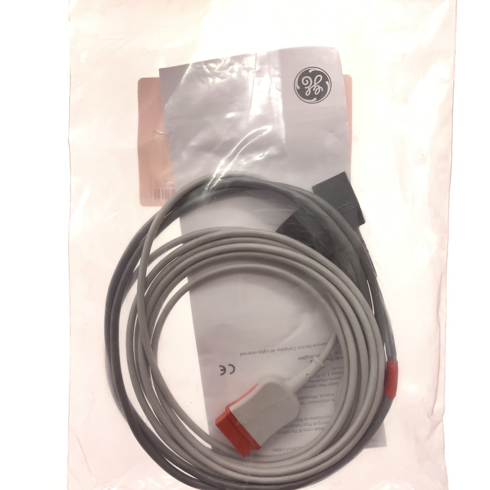 GE 2016997-003 Dual Invasive Pressure Cable 3.6M Surplus Equipment Sold As Is
