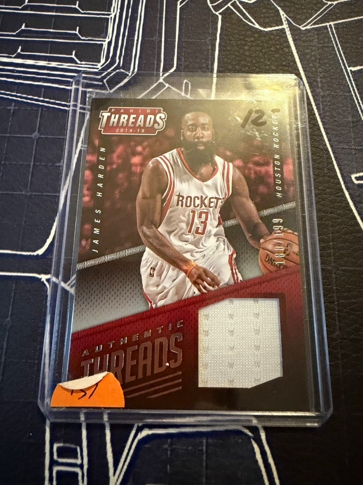 Panini 2014-15 Threads Authentic Threads James Harden Rockets #35 MEM /199 Panini 2014-15 Threads Authentic Threads James Harden Rockets #35 MEM /199