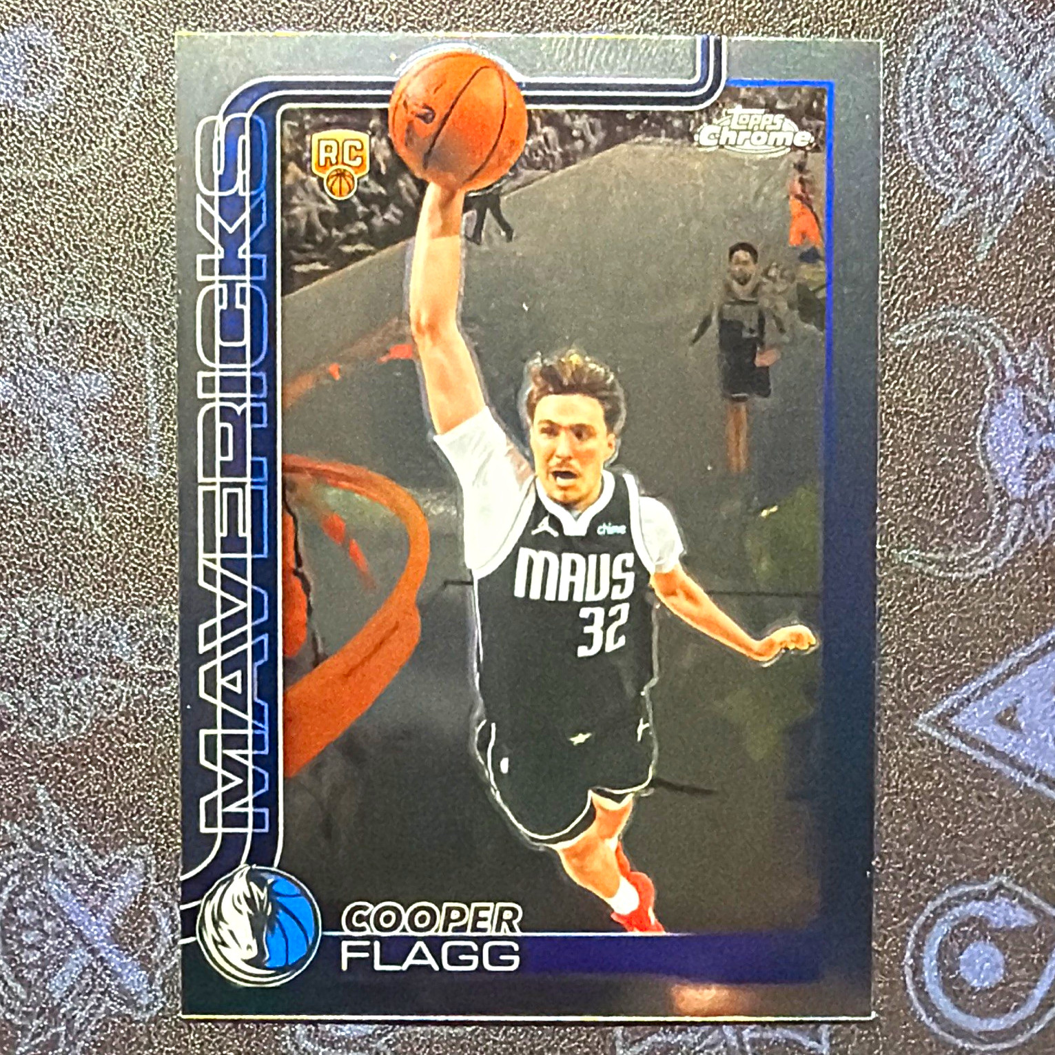 Topps Chrome Cooper Flagg Rookie Dallas Mavericks RC 2025-26 Card #251 Topps Chrome Cooper Flagg Rookie Dallas Mavericks RC 2025-26 Card #251