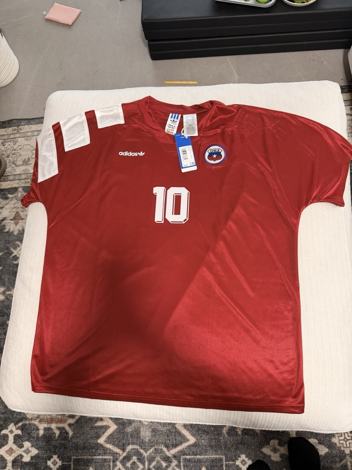 Chile National Soccer Jersey Adult XL Red Brand New With Tags Adidas Chile National Soccer Jersey Adult XL Red Brand New With Tags Adidas