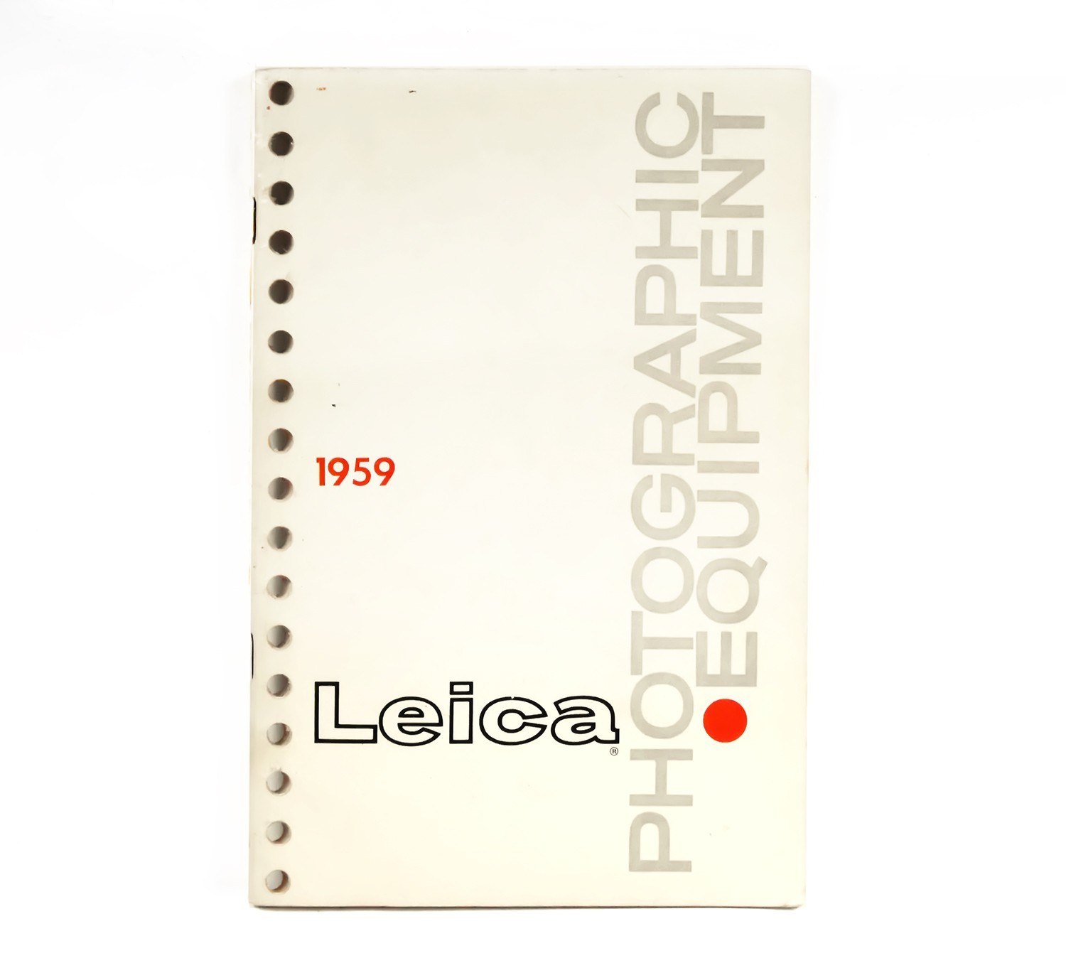 1959 LEICA Photographic Equipment Catalog Manual – M72