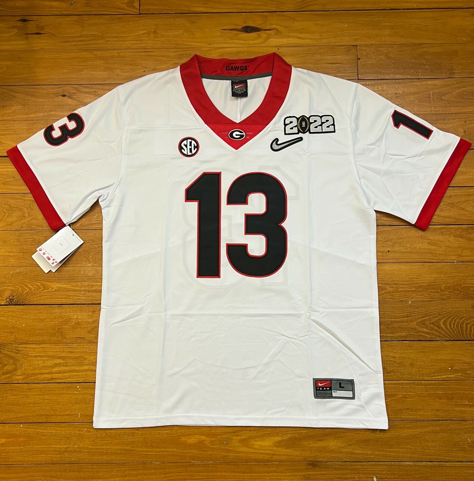 Bennett IV #13 Stetson Bennett IV Georgia UGA Stitched White 2022 